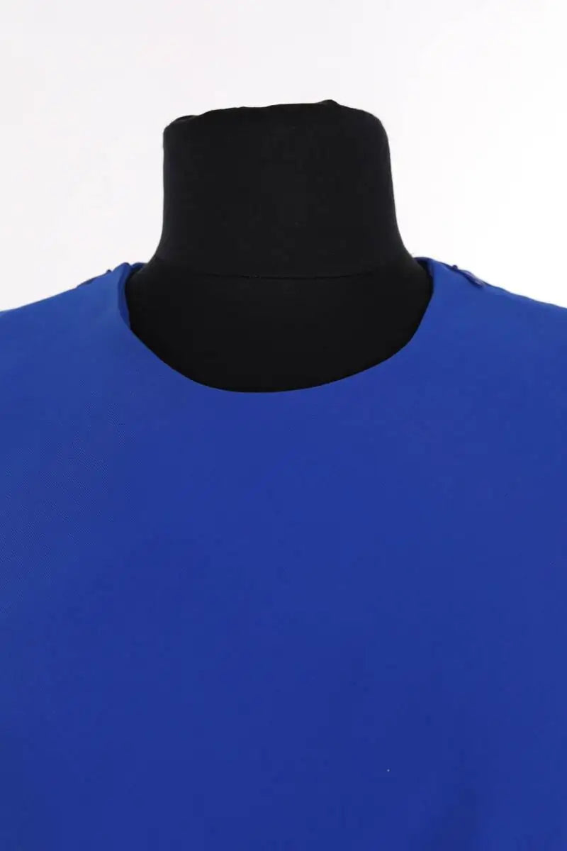 Robe Alexander McQueen Bleu en Synthétique