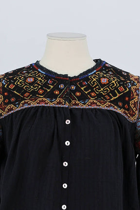 Blouse Antik Batik  Noir