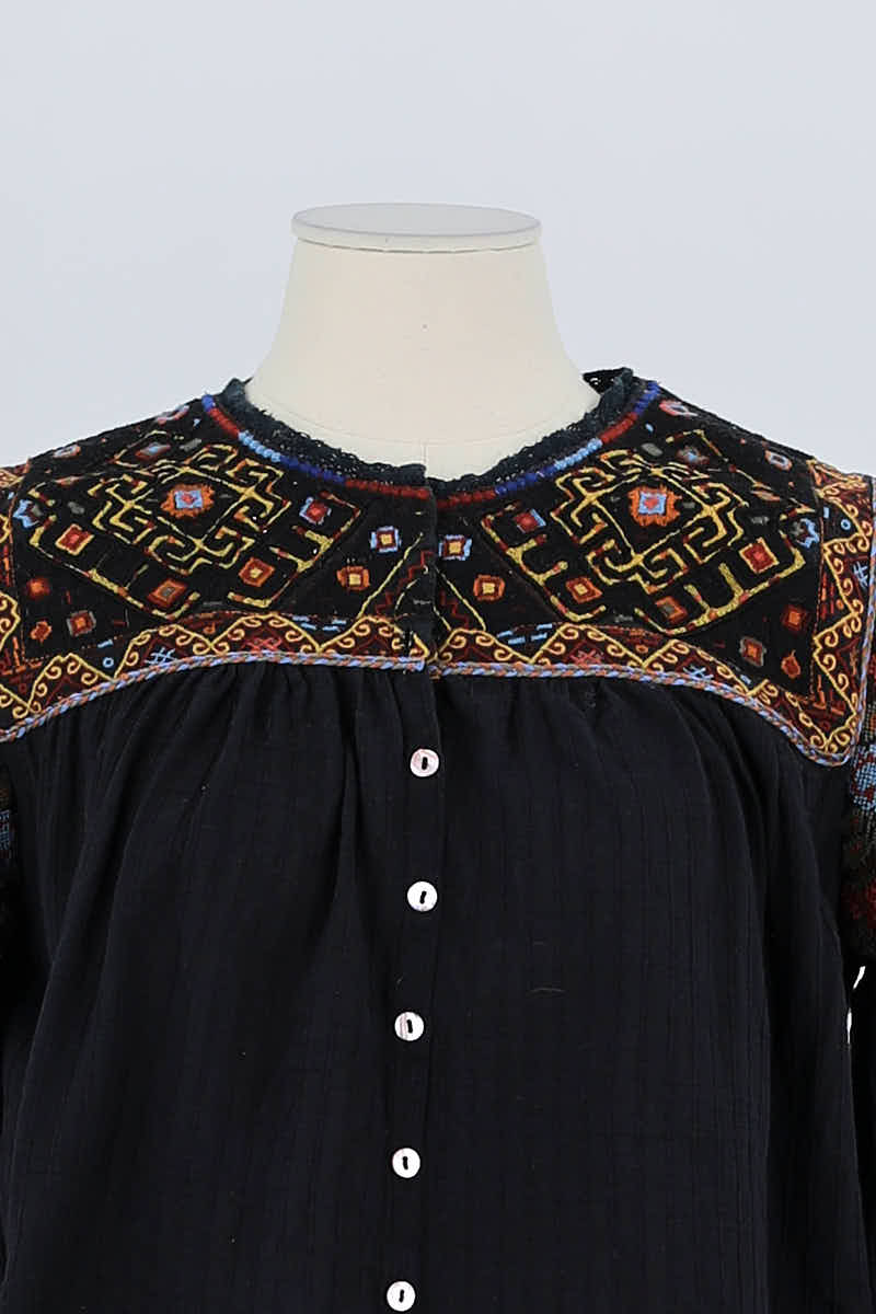 Blouse Antik Batik  Noir