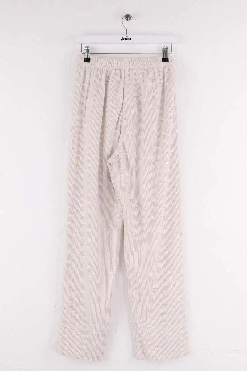Pantalon American Vintage Beige en Coton