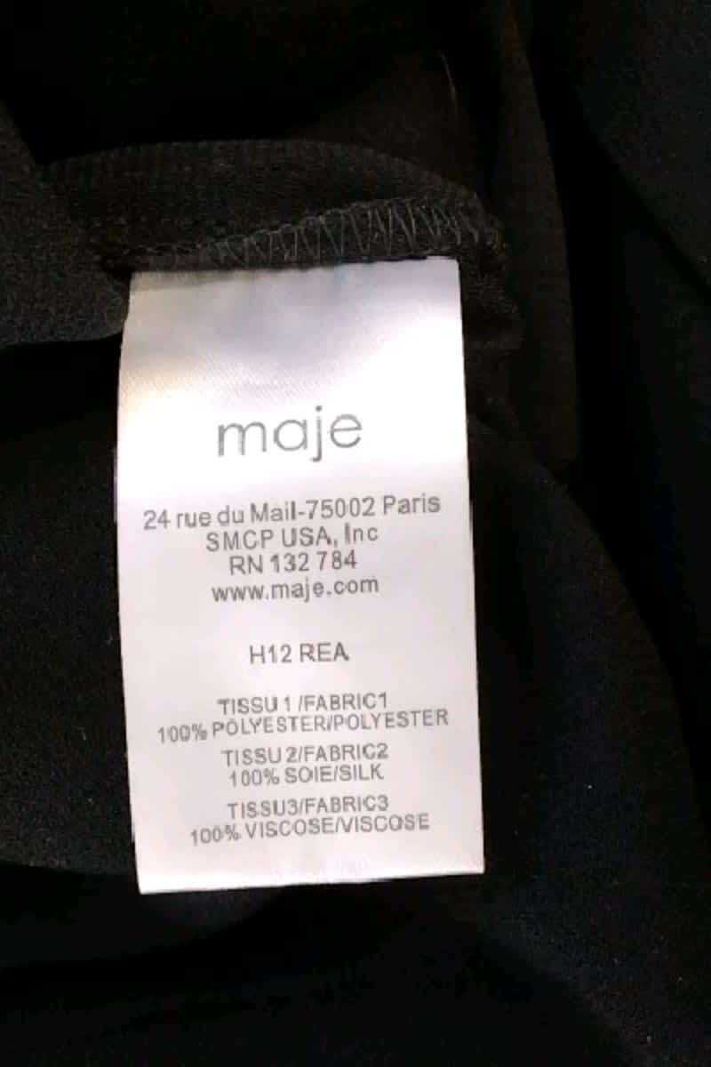 Robe Maje  Noir