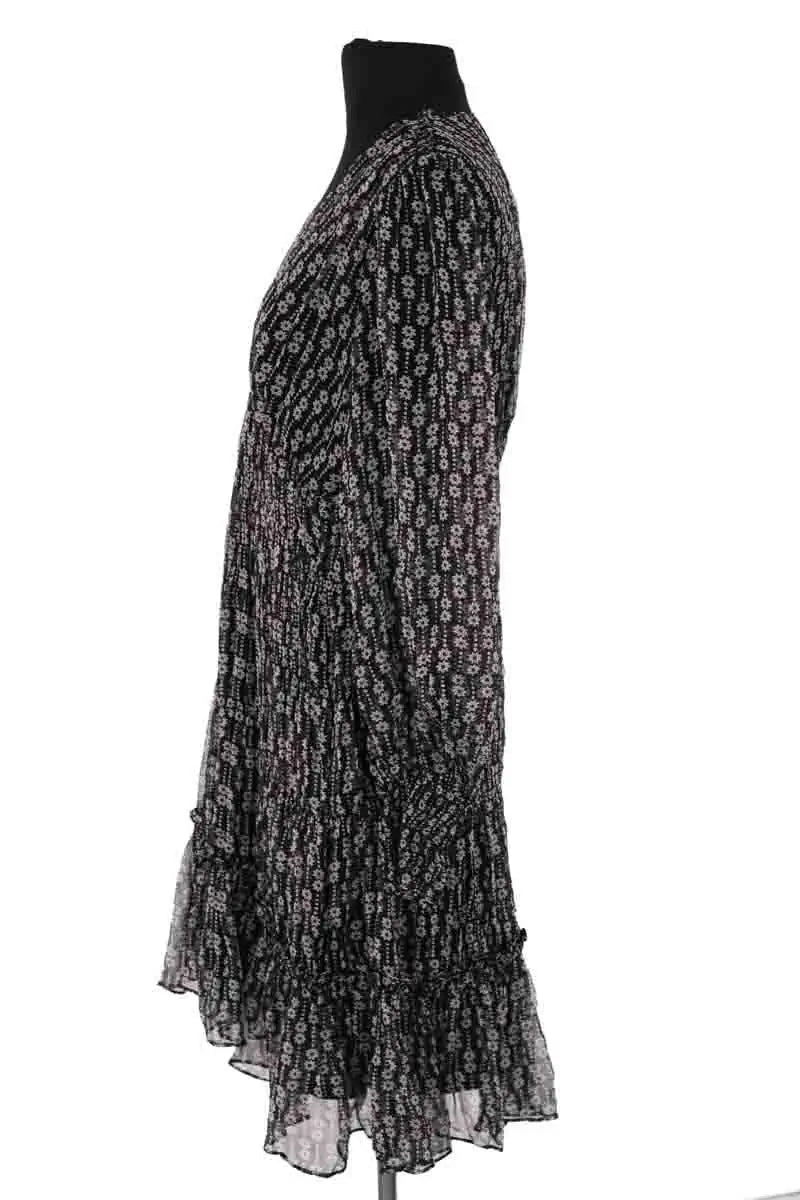 Robe Sandro Noir en Synthétique