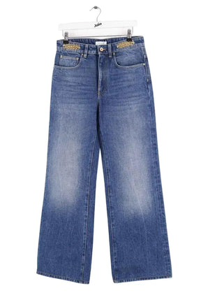 Jean large Paco Rabanne Bleu en Coton, taille S - Seconde Main