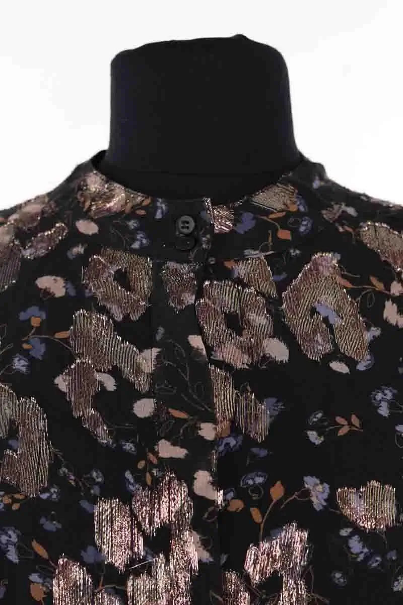 Blouse Ba&Sh Noir en Soie