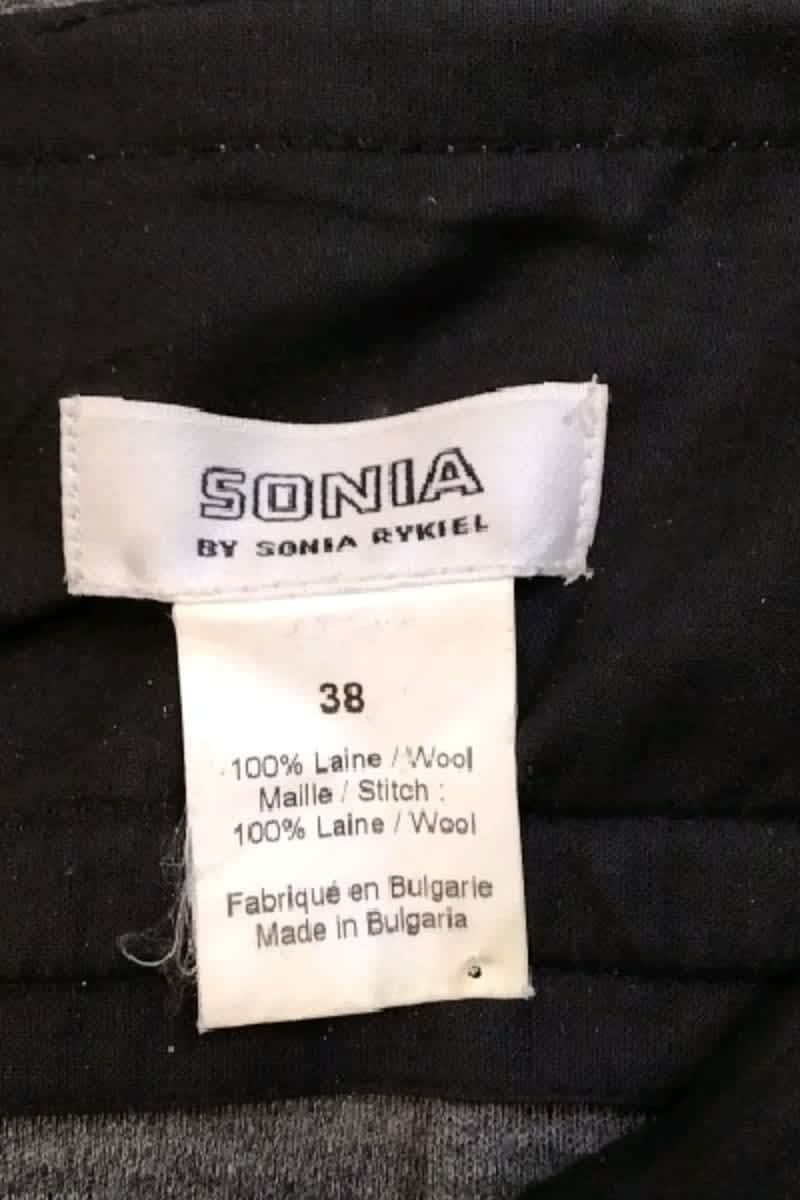 Mini jupe Sonia Rykiel  Gris