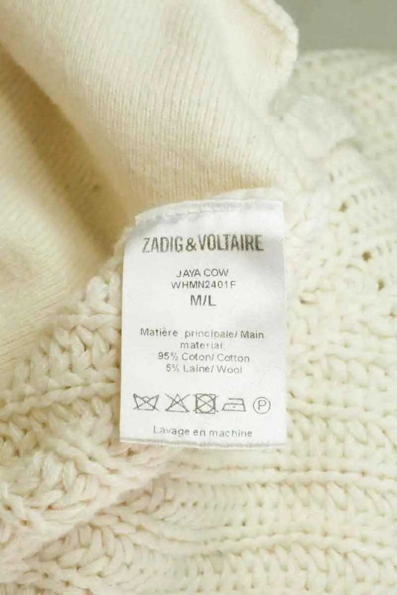 Gilet Zadig & Voltaire Beige en Coton