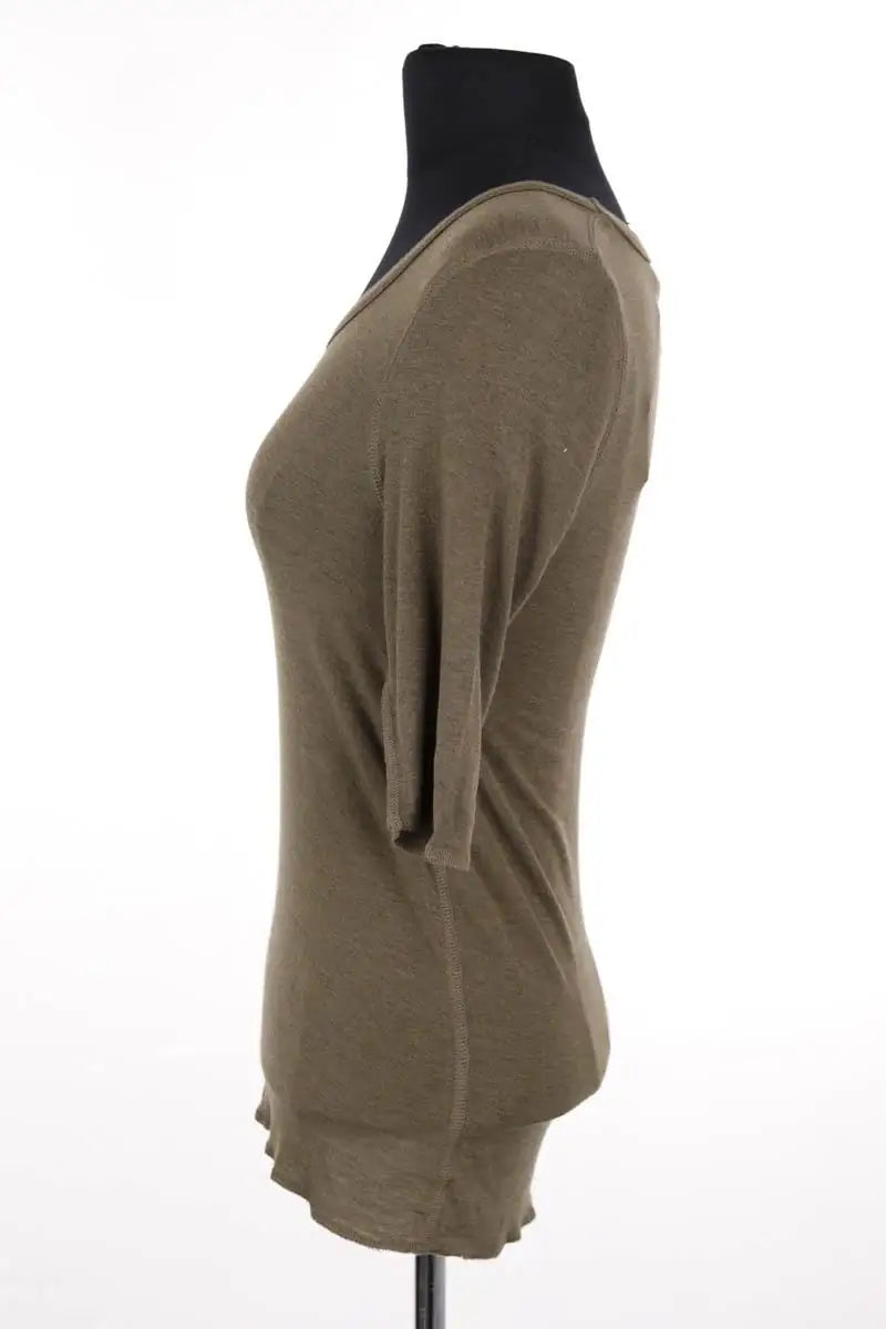Top Sonia Rykiel Kaki en Synthétique