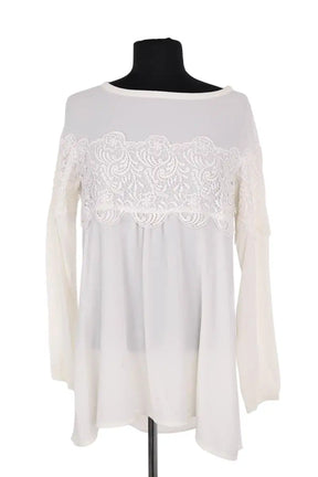 Blouse Marella Ecru en Synthétique, taille XS - Seconde Main
