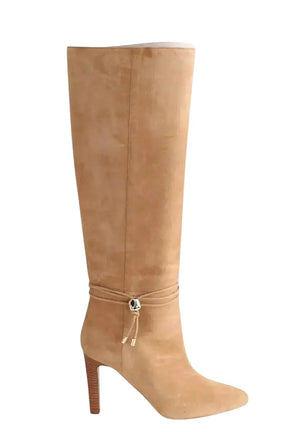 Bottes LK Bennett Loretta Camel en Daim, taille 42 - Seconde Main