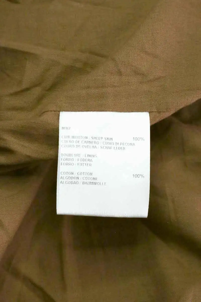 Veste Gerard Darel Beige en Cuir