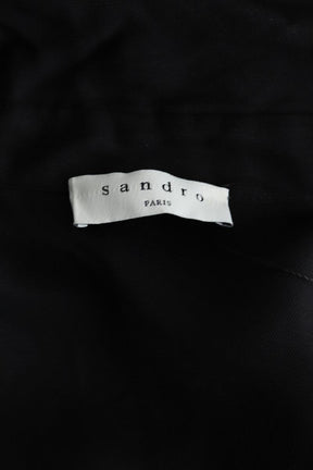 Mi-longueur Sandro  Noir