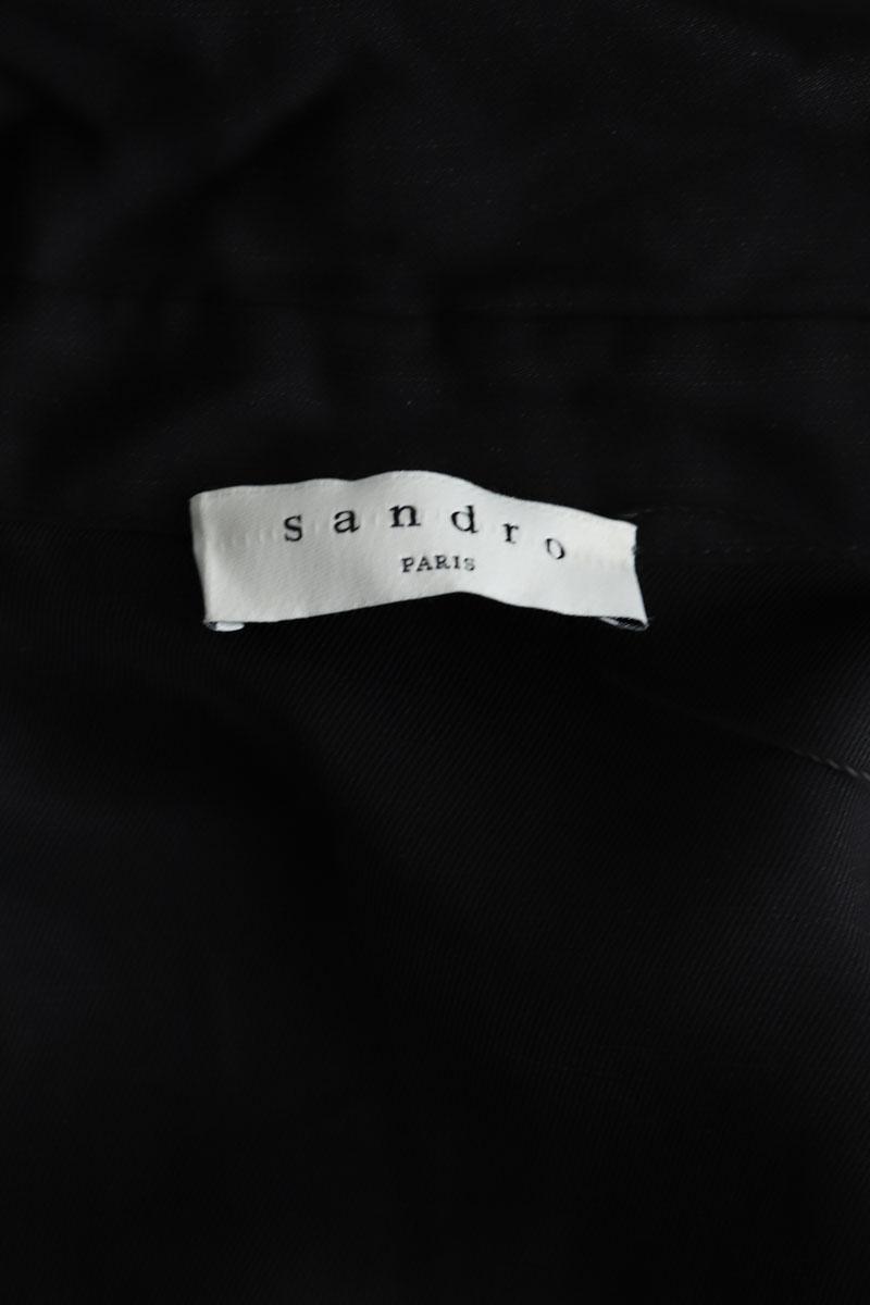 Mi-longueur Sandro  Noir