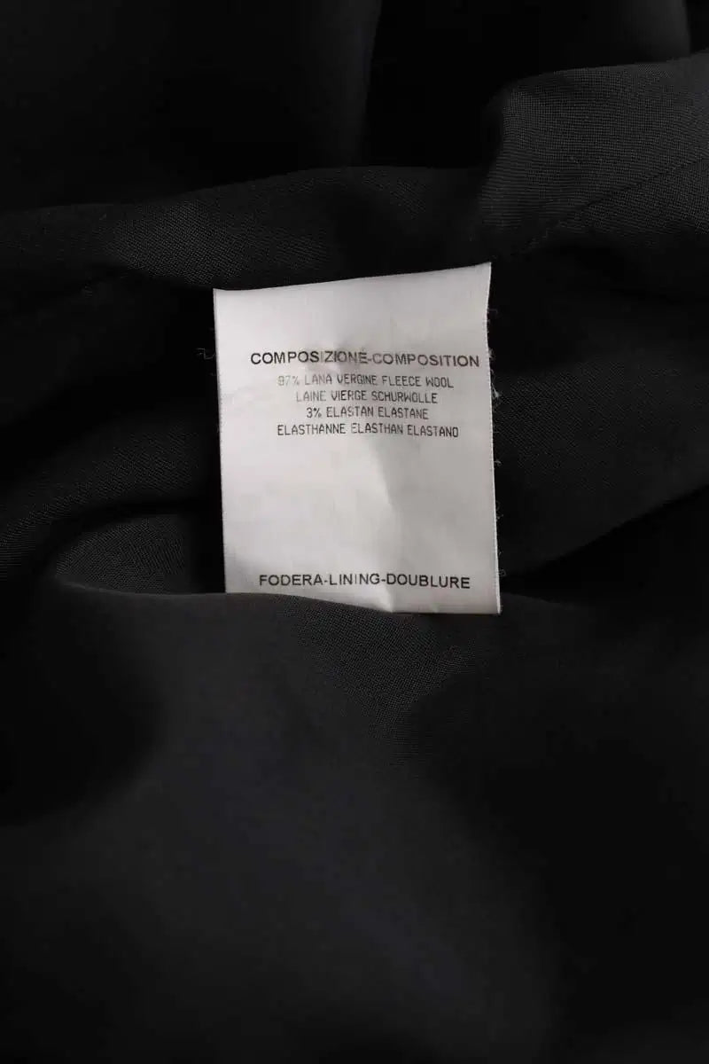 Jupe Yves Saint Laurent Anthracite en Laine