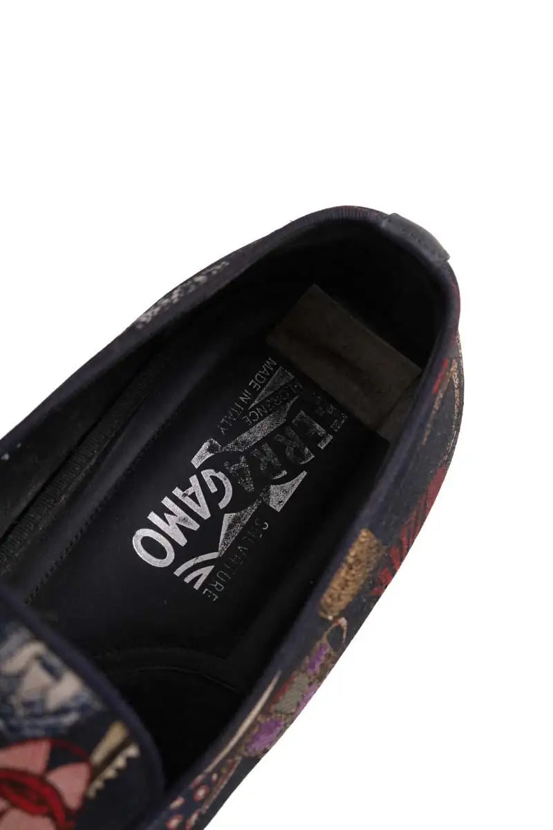 Mocassins Salvatore Ferragamo Multicolore en Cuir