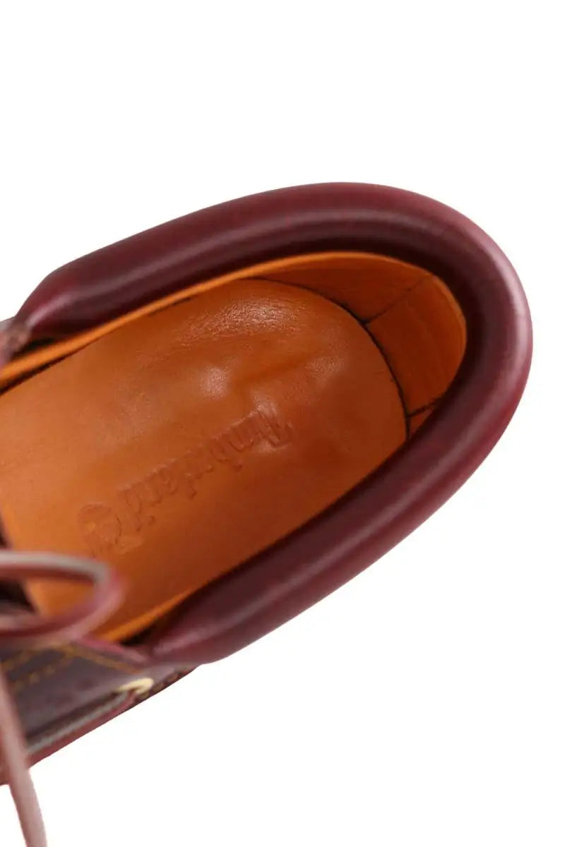 Chaussures à lacets Timberland Bordeaux en Cuir