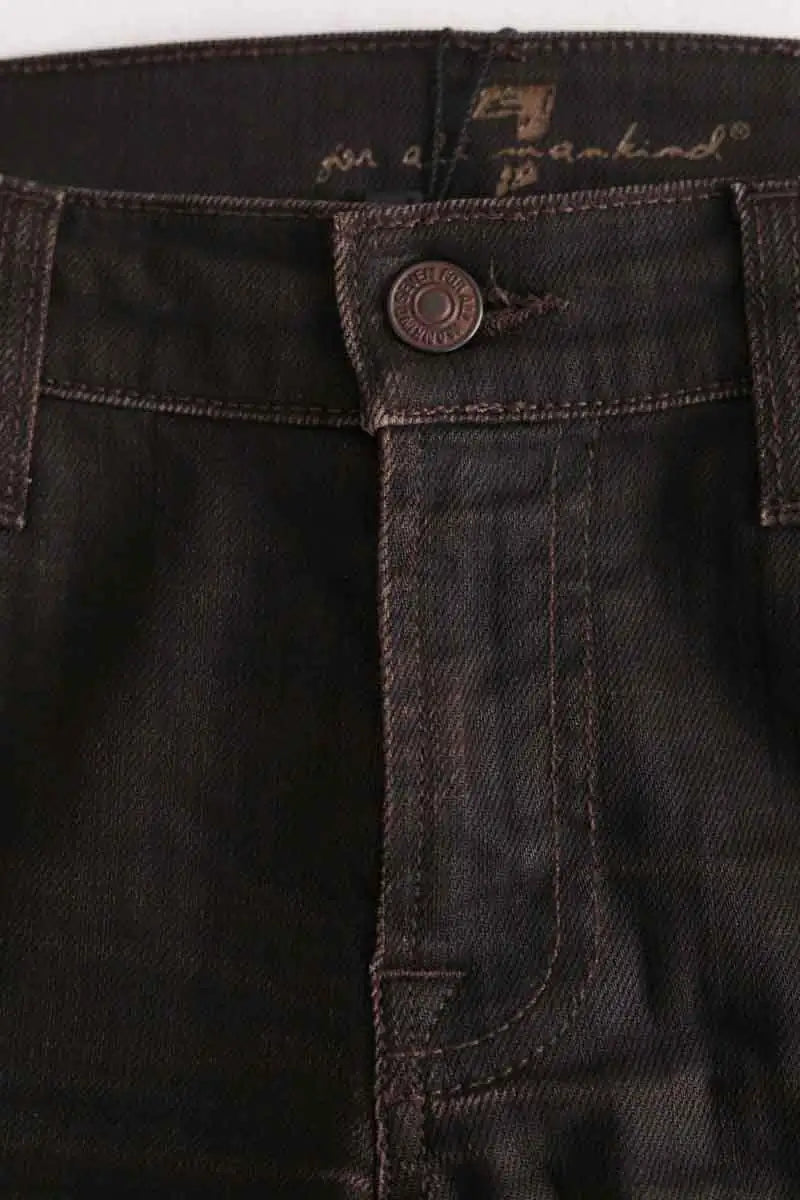 Jean bootcut 7 For All Mankind Marron en Denim