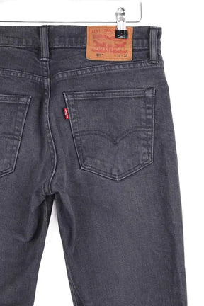 Jean droit Levi's 501 Anthracite en Coton
