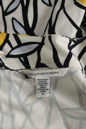 Mi-longueur Diane Von Furstenberg  Blanc