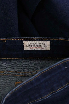 Jean slim Levi's 712 slim Bleu en Coton