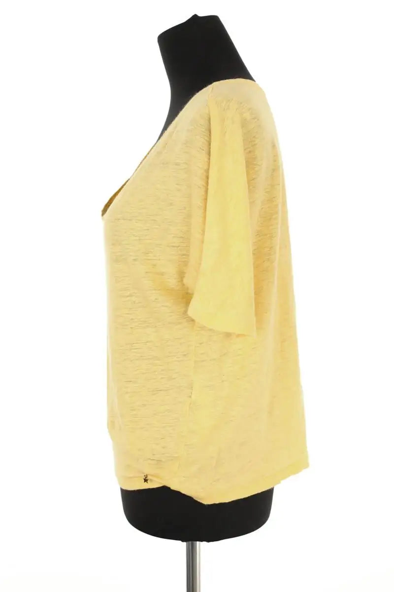 T-shirt Des Petits Hauts  Jaune