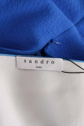 Robe Sandro Bleu en Synthétique