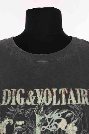 T-shirt Zadig & Voltaire Gris en Coton