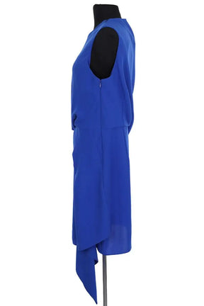 Robe Alexander McQueen Bleu en Synthétique