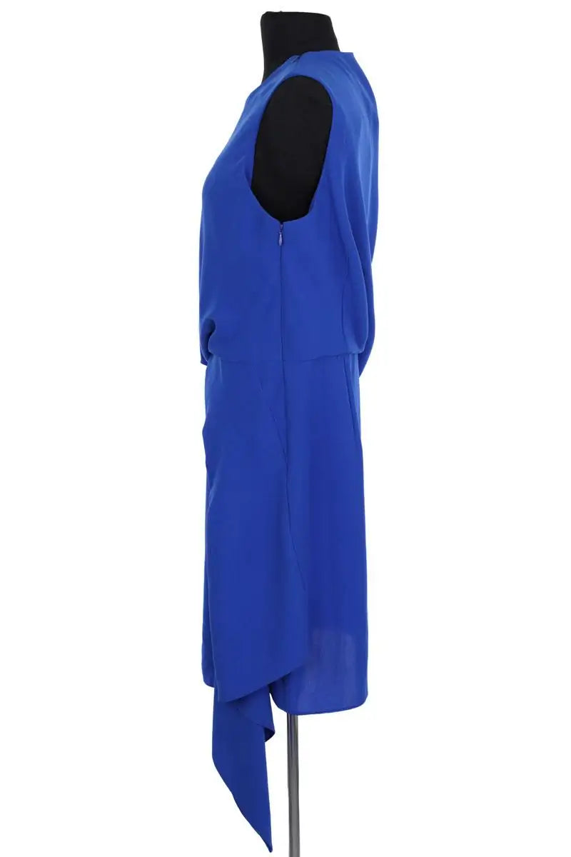 Robe Alexander McQueen Bleu en Synthétique