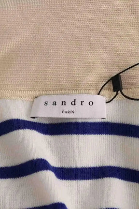 Top Sandro Ecru en Synthétique
