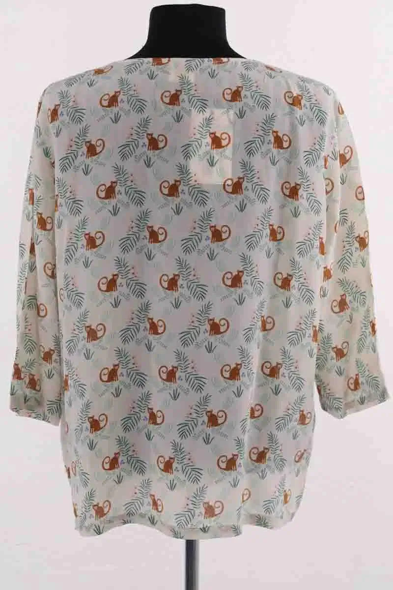 Blouse Des Petits Hauts Blanc en Soie