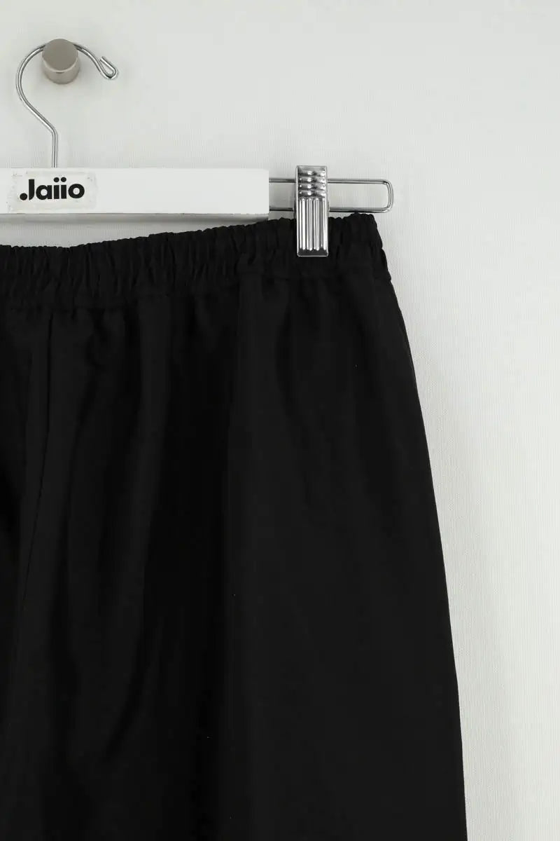 Pantalon droit Sandro Noir en Synthétique