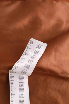Manteau Maje Marron en Synthétique