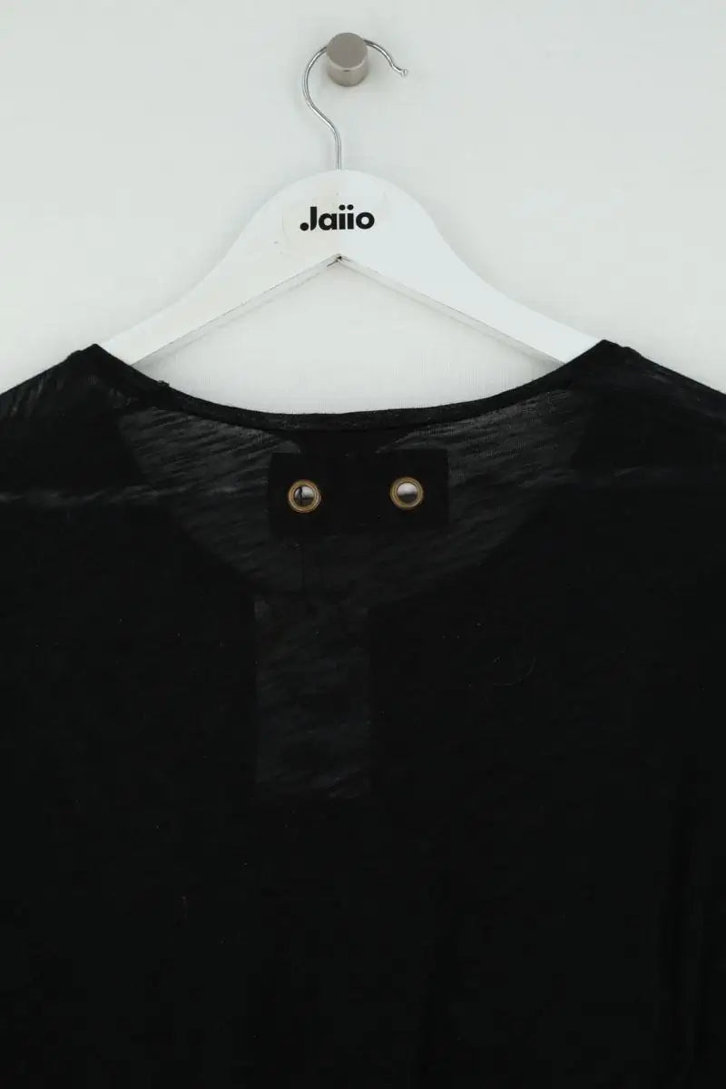 T-shirt Maje Noir en Coton