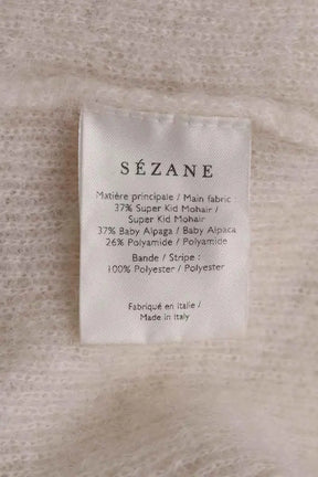 Cardigan Sézane Ecru en Laine