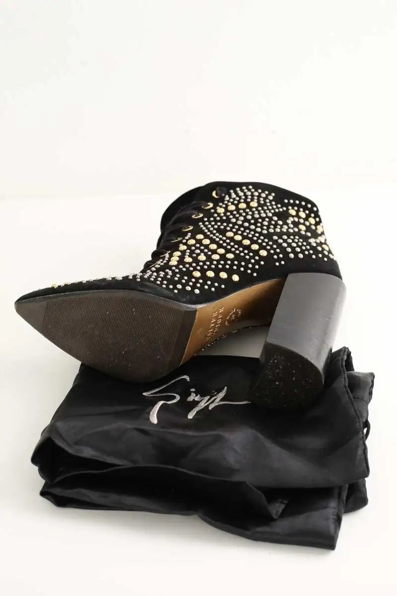 Boots à lacets Walter Steiger  Noir