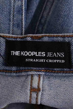 Jean droit The Kooples Bleu en Coton