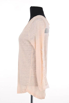 Top Claudie Pierlot Ecru en Lin