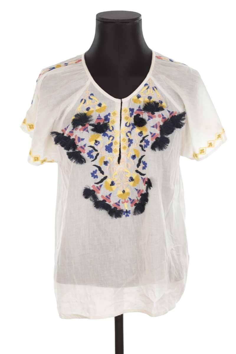 Blouses Antik Batik  Blanc
