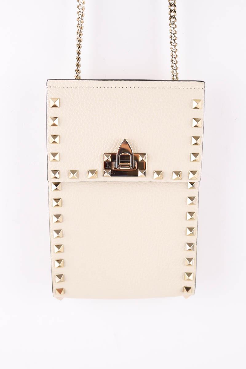 Bandoulière Valentino Rockstud Beige