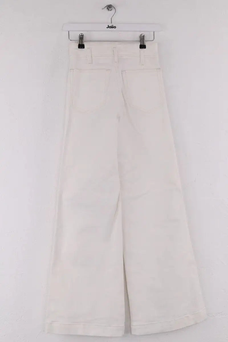 Jean bootcut Frame Blanc en Coton