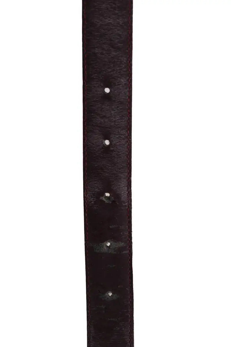 Ceinture en cuir Longchamp Bordeaux en Cuir