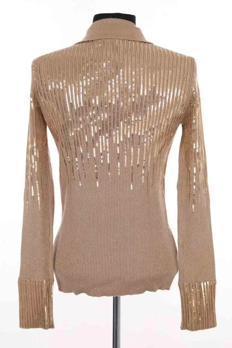 Pull Pinko Doré en Laine