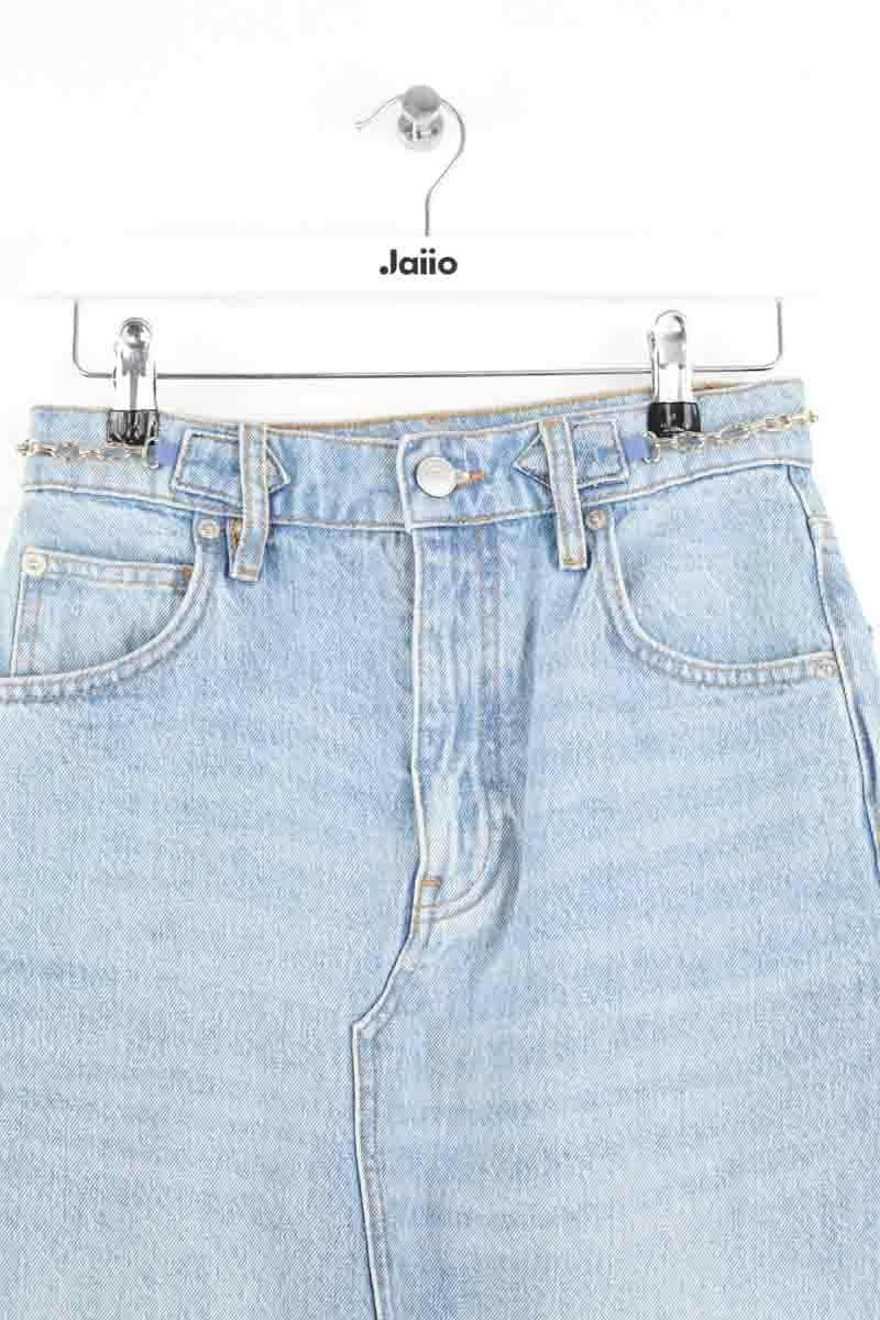 Jupe Maje Bleu en Coton