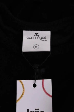 T-shirt Courrèges Noir en Viscose