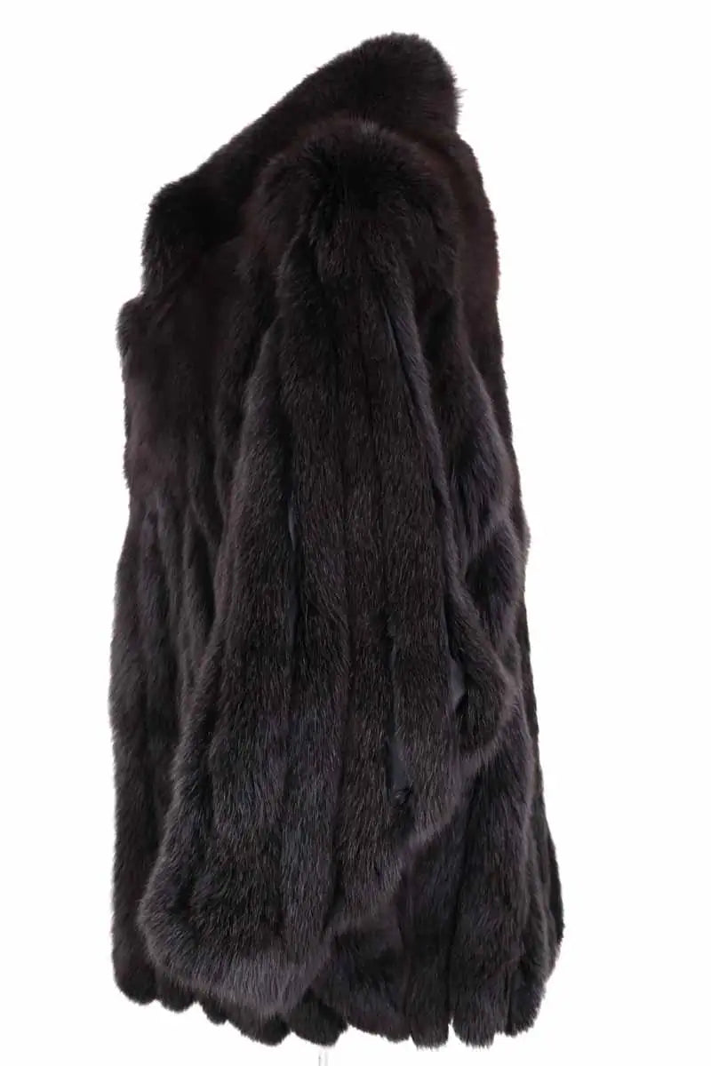 Manteau Other Brand Noir en Fourrure