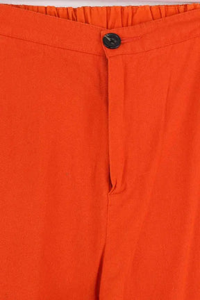 Pantalon Leon & Harper Orange en Coton