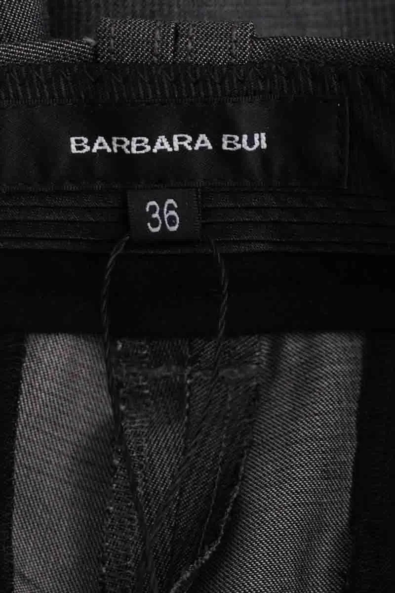 Pantalon droit Barbara Bui Gris en Laine