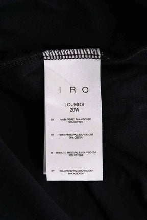 Robe Iro Luomos Noir en Viscose