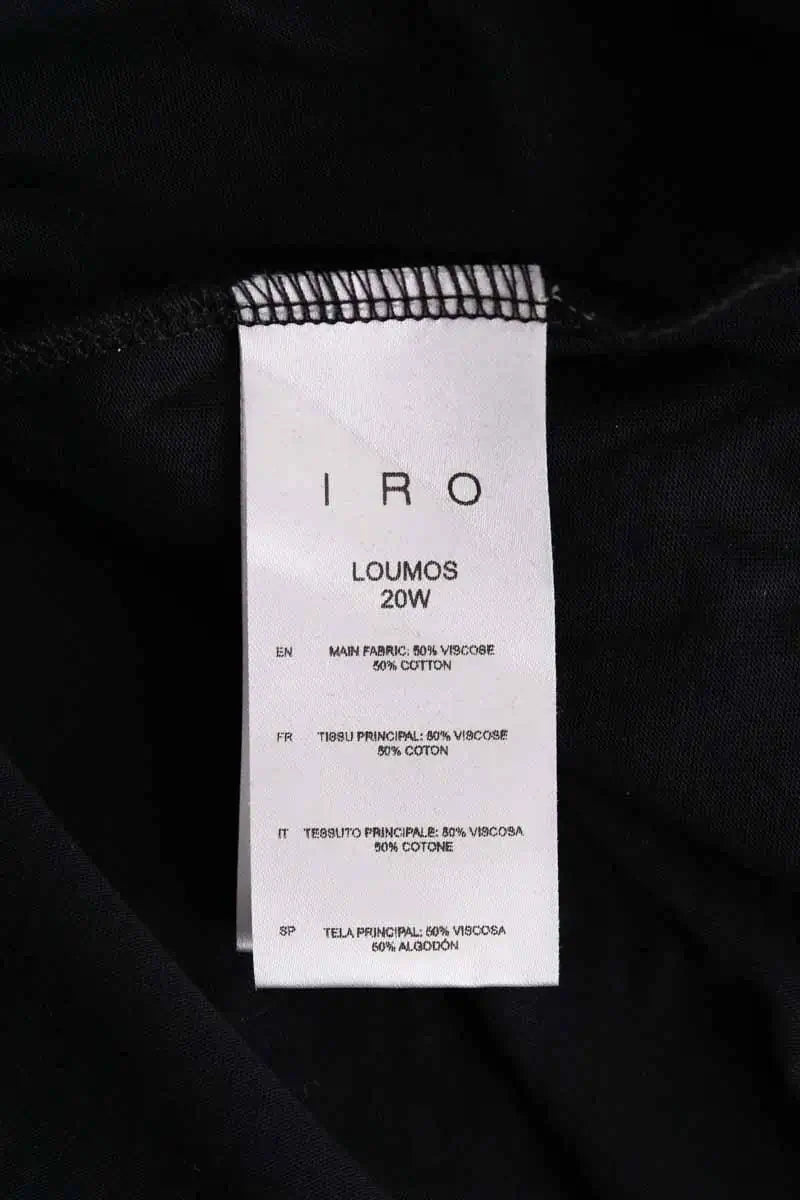 Robe Iro Luomos Noir en Viscose