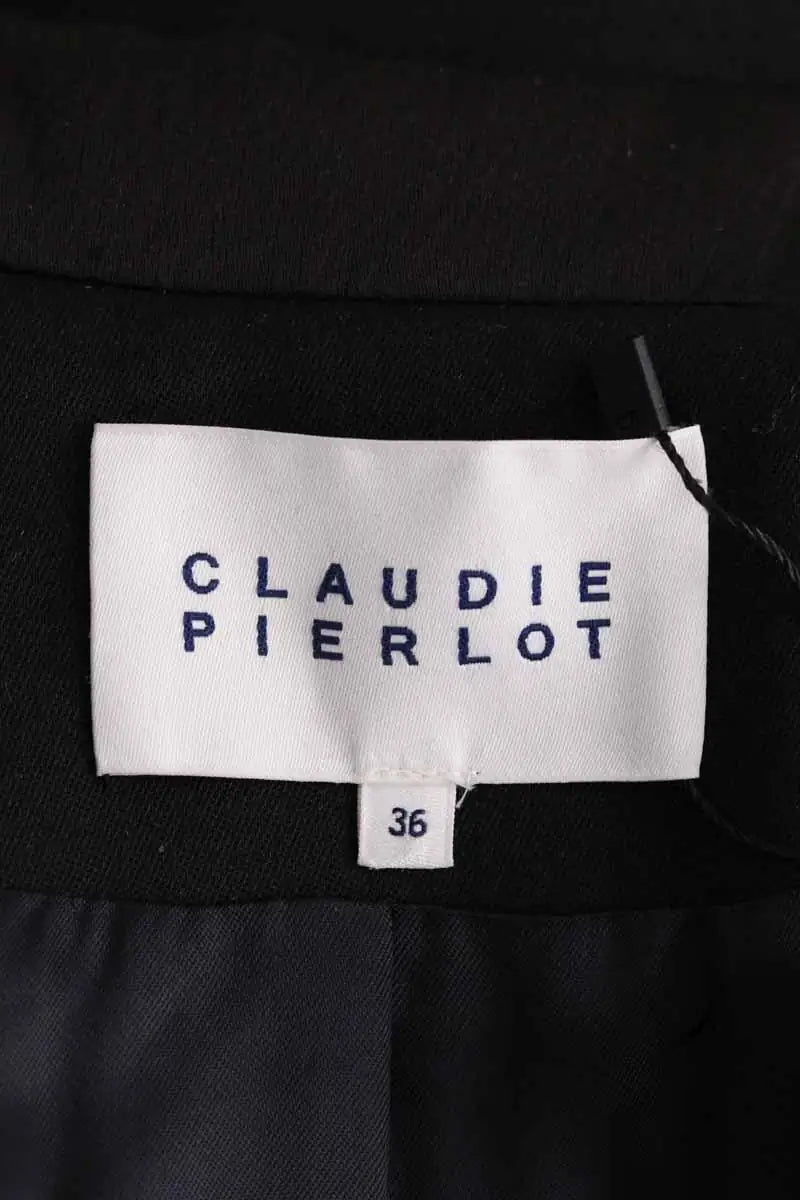 Blazer Claudie Pierlot Noir en Synthétique